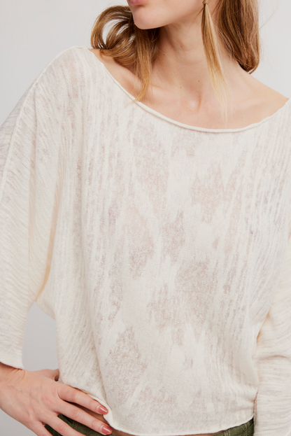 Free People Amber Breeze Sweater - Ivory