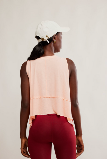Free People Tempo Tank Top - Pastel Peach