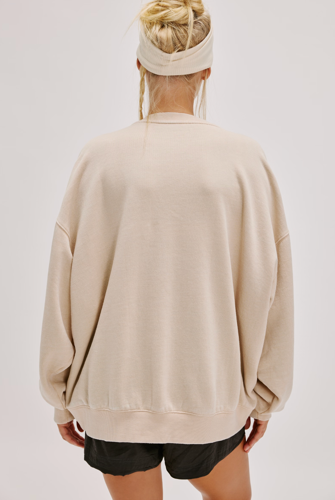 Free People Slow It Down Pullover Top - Morning Oat