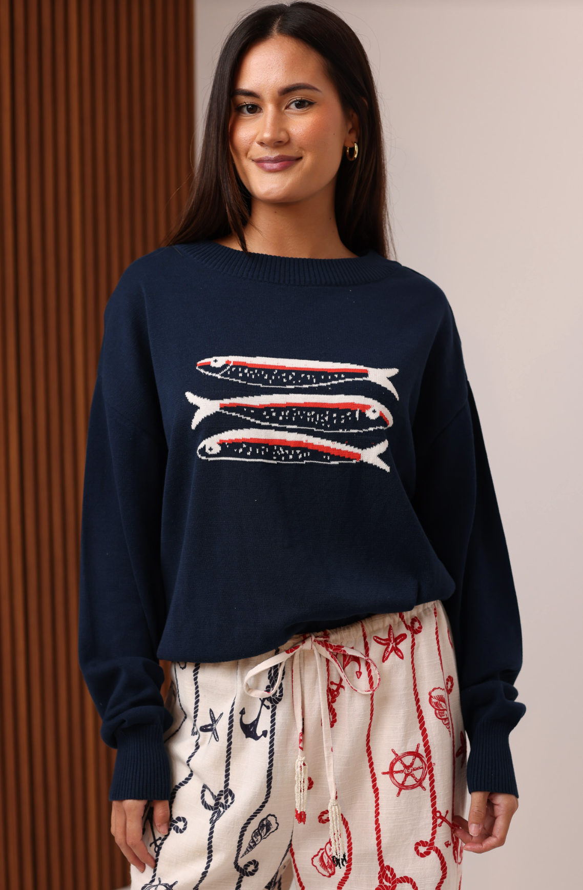 Sardine Sweater - Navy