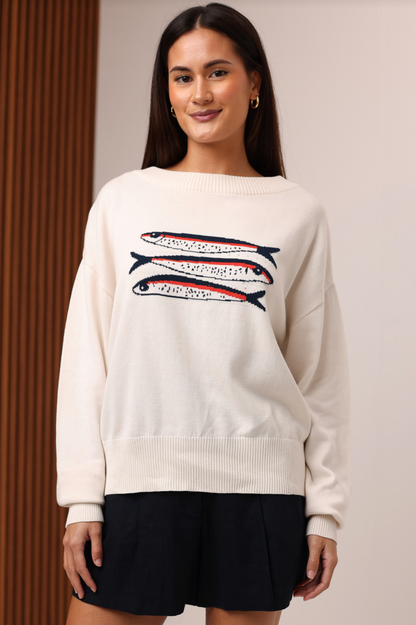Sardine Sweater - Ivory