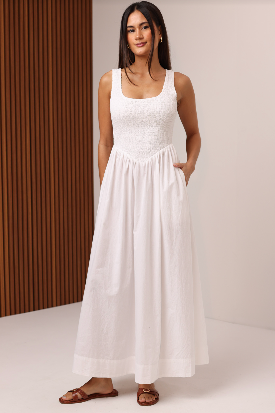 Sienna Maxi Dress - White
