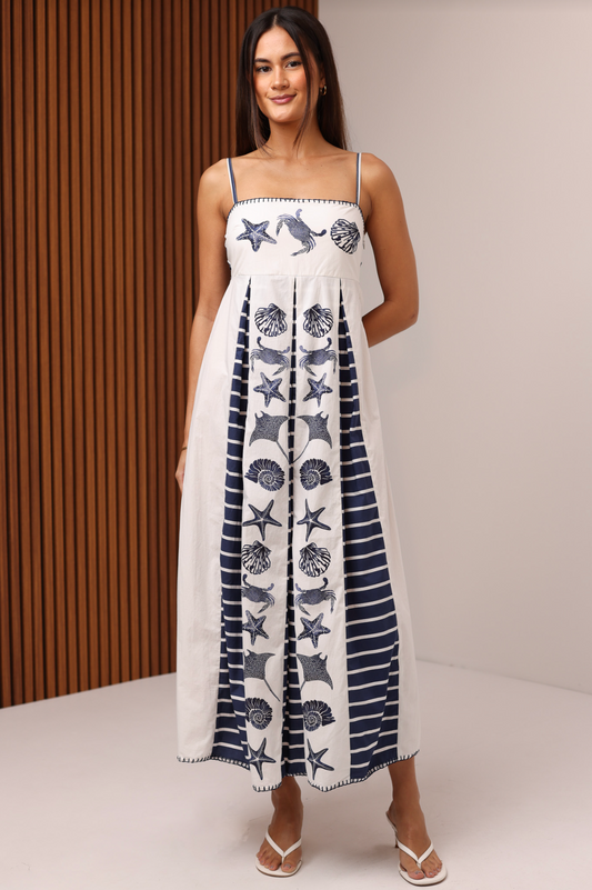 Cove Maxi Dress - Tidepool Jubilee