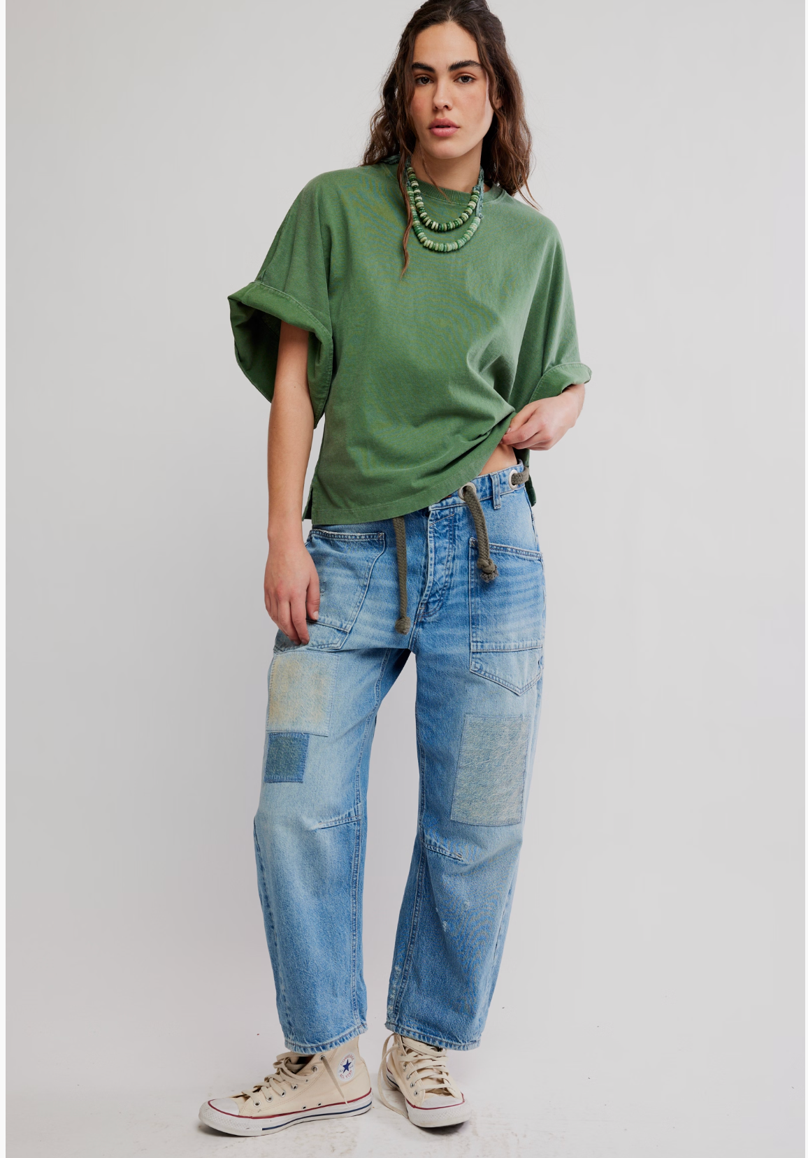 Free People Atlas Dolman Tee Shirt - Forest Fairy