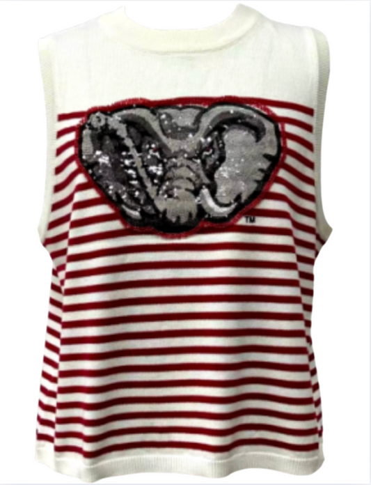 Queen of Sparkles Licensed Alabama Knit Tank Top