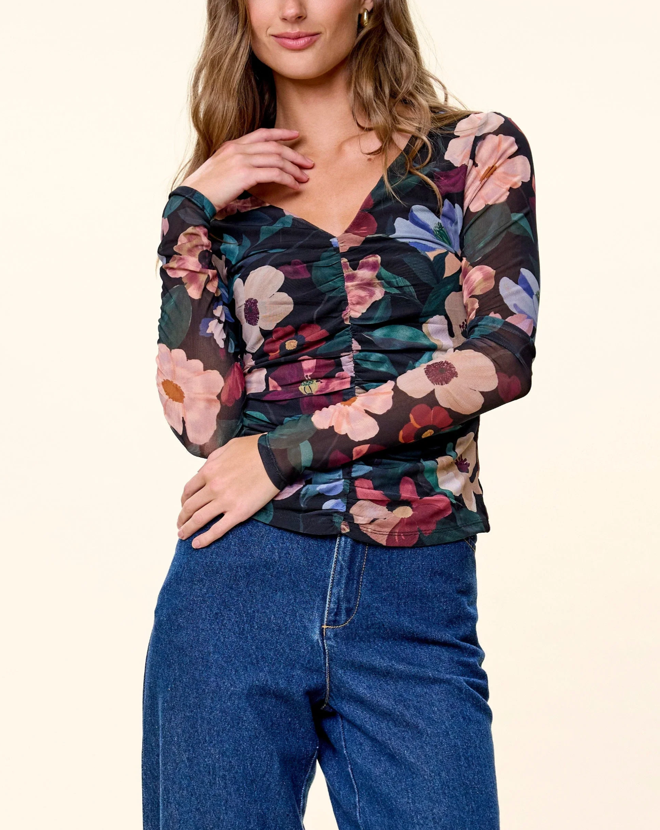 Cariad Top - Black Andalusia