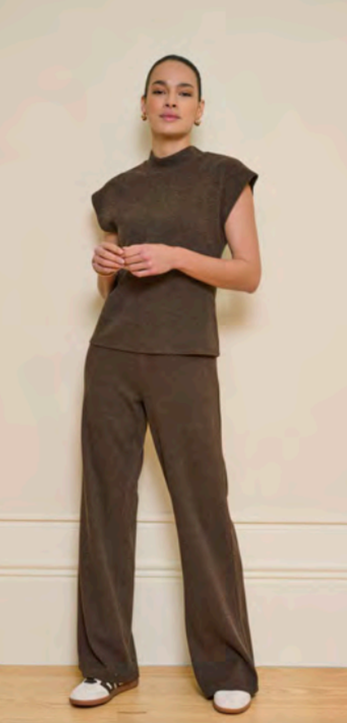 Knit Trousers - Cacao