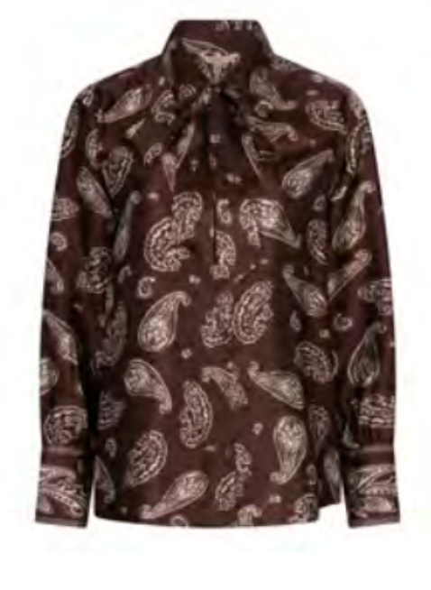 Paisley Bow Blouse