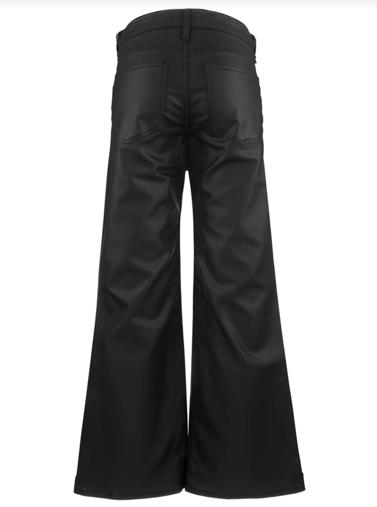 Meg High Rise Wide Leg Jean - Matte Black