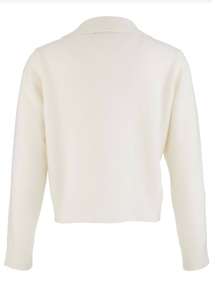 Tassie Long Sleeve Sweater - Cream