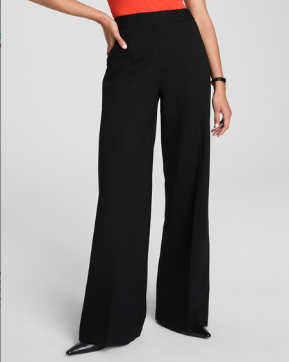 Spanx Ponte Wide Leg Pant - Classic Black