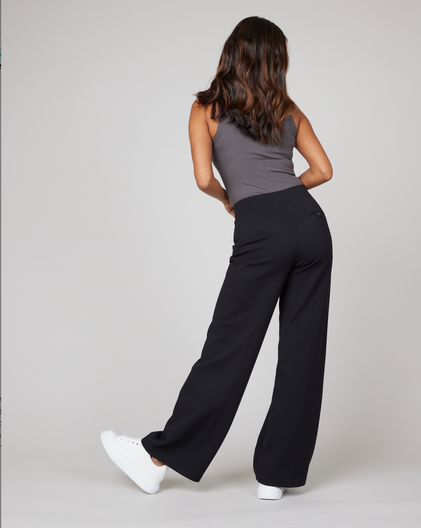 Spanx Ponte Wide Leg Pant - Classic Black