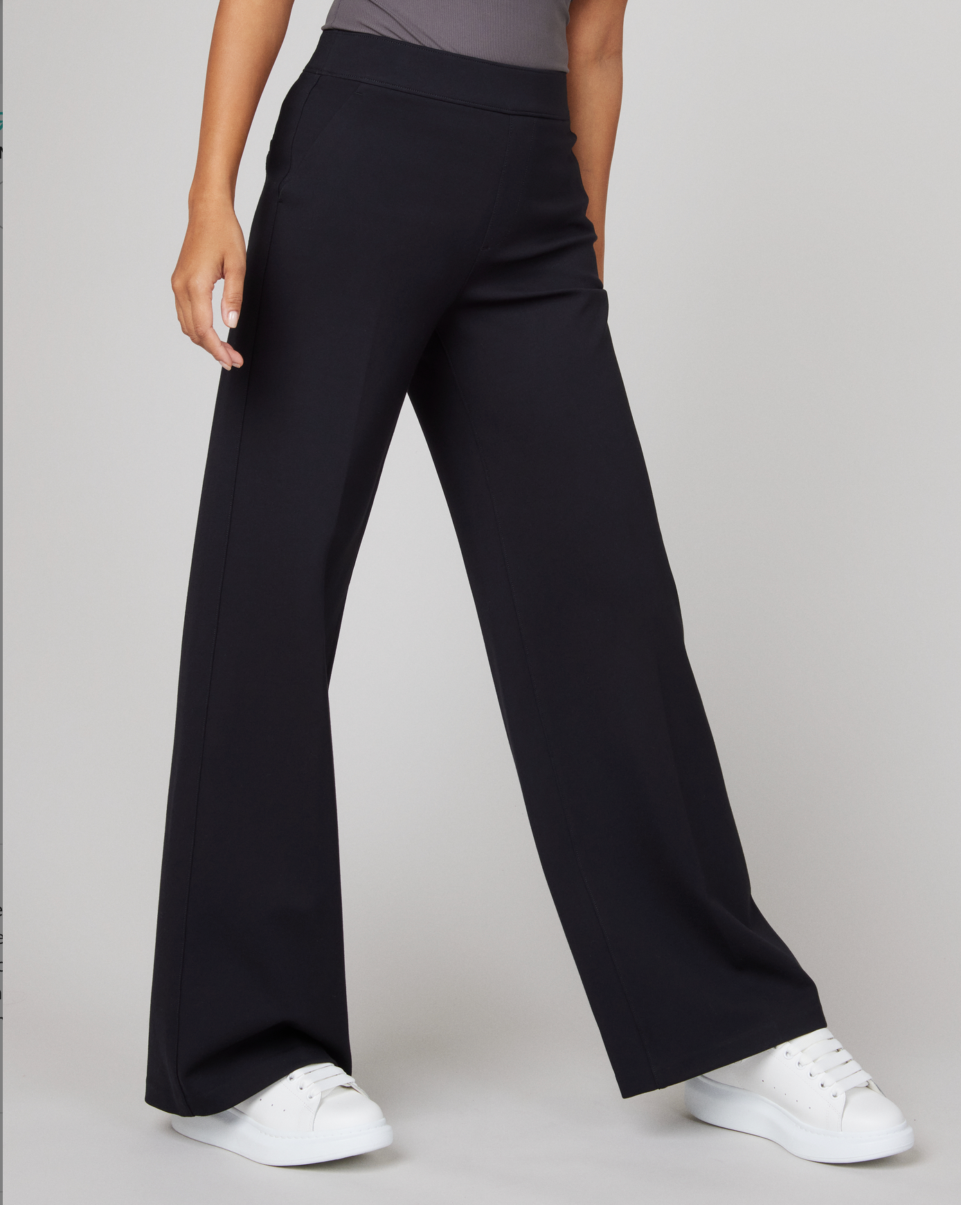 Spanx Ponte Wide Leg Pant - Classic Black