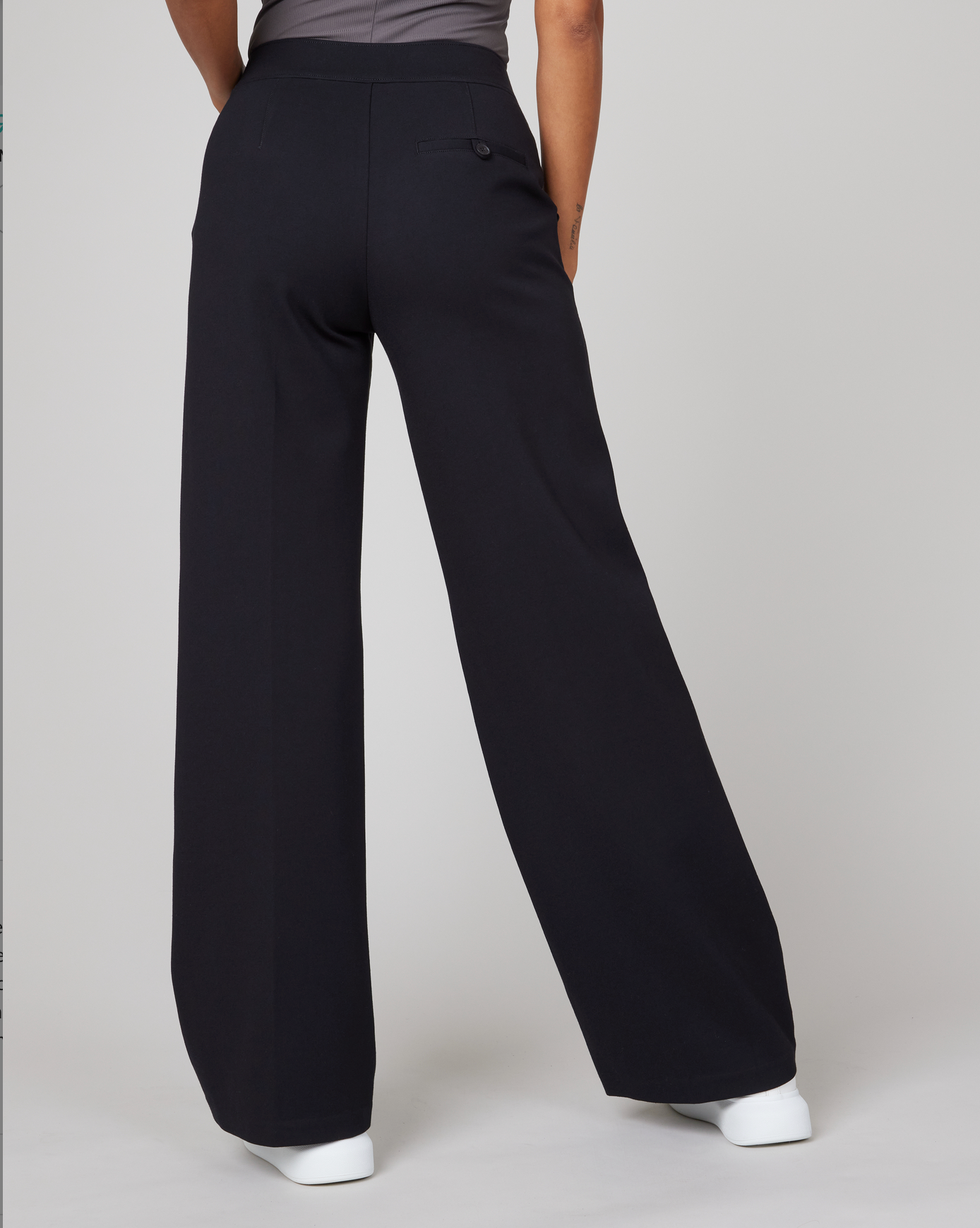Spanx Ponte Wide Leg Pant - Classic Black