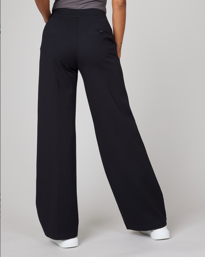 Spanx Ponte Wide Leg Pant - Classic Black