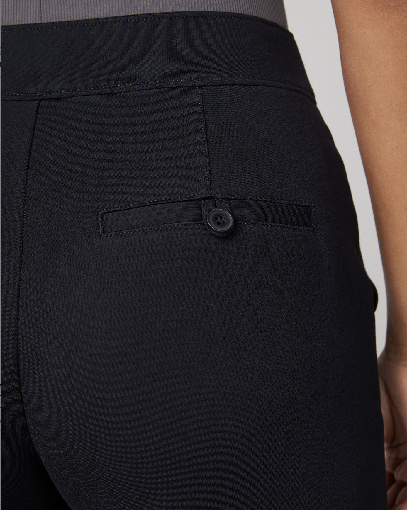 Spanx Ponte Wide Leg Pant - Classic Black