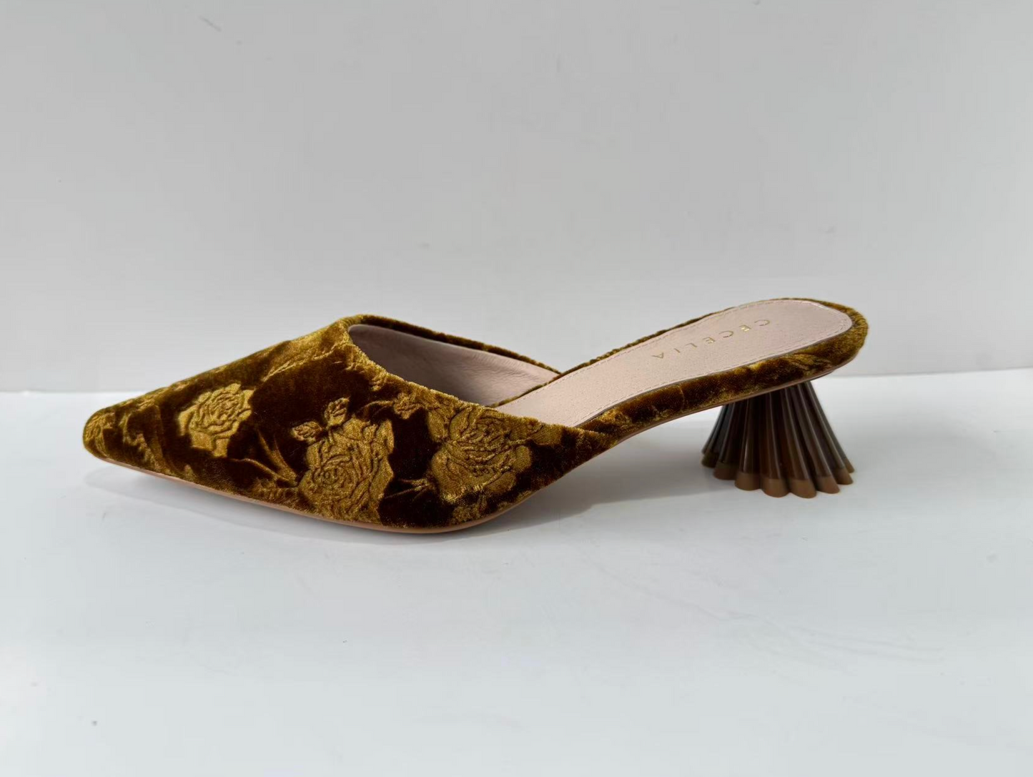 Melony Heel Slide - Bronze