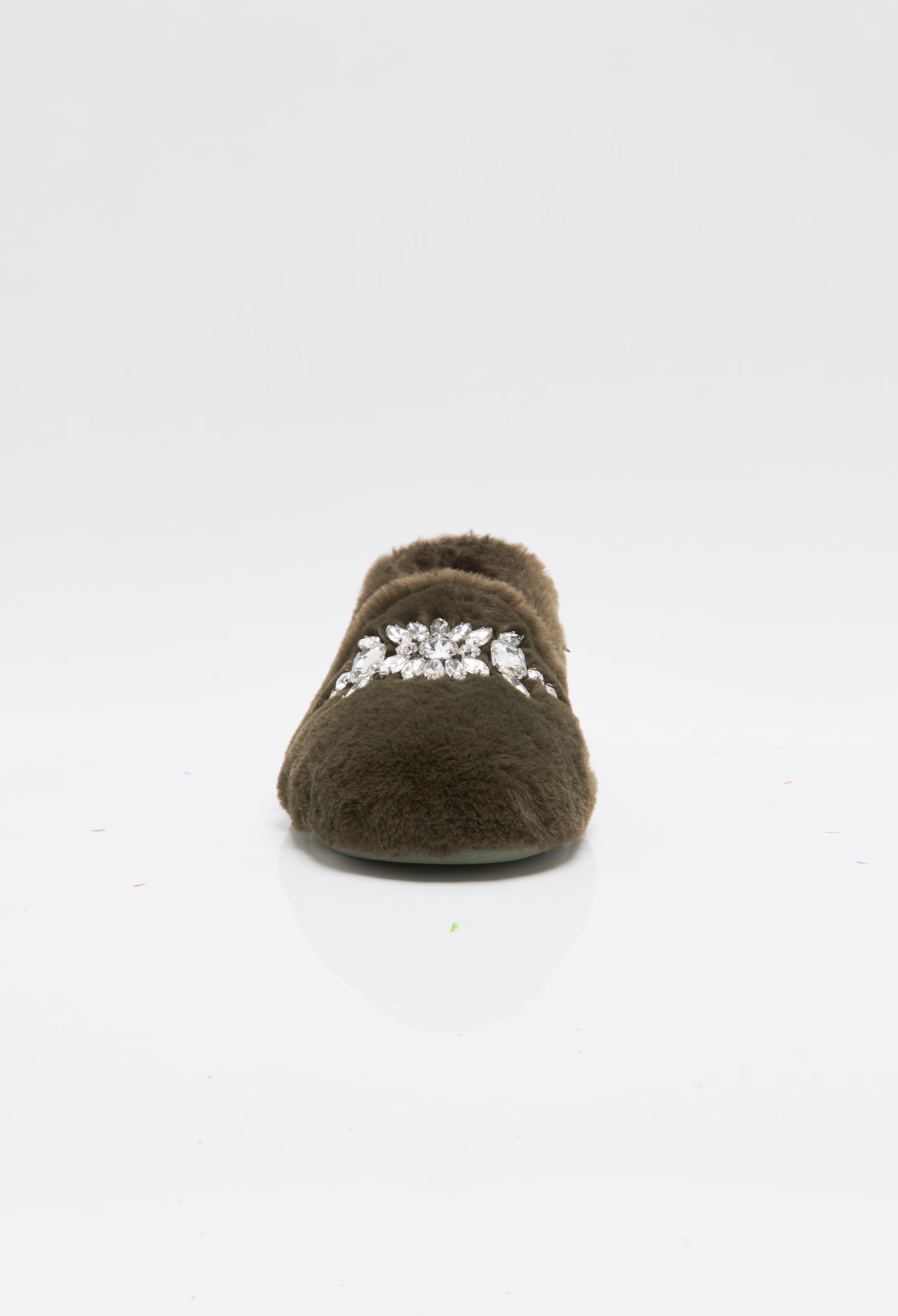Free People Slumber Party Loafer Slipper - Olive