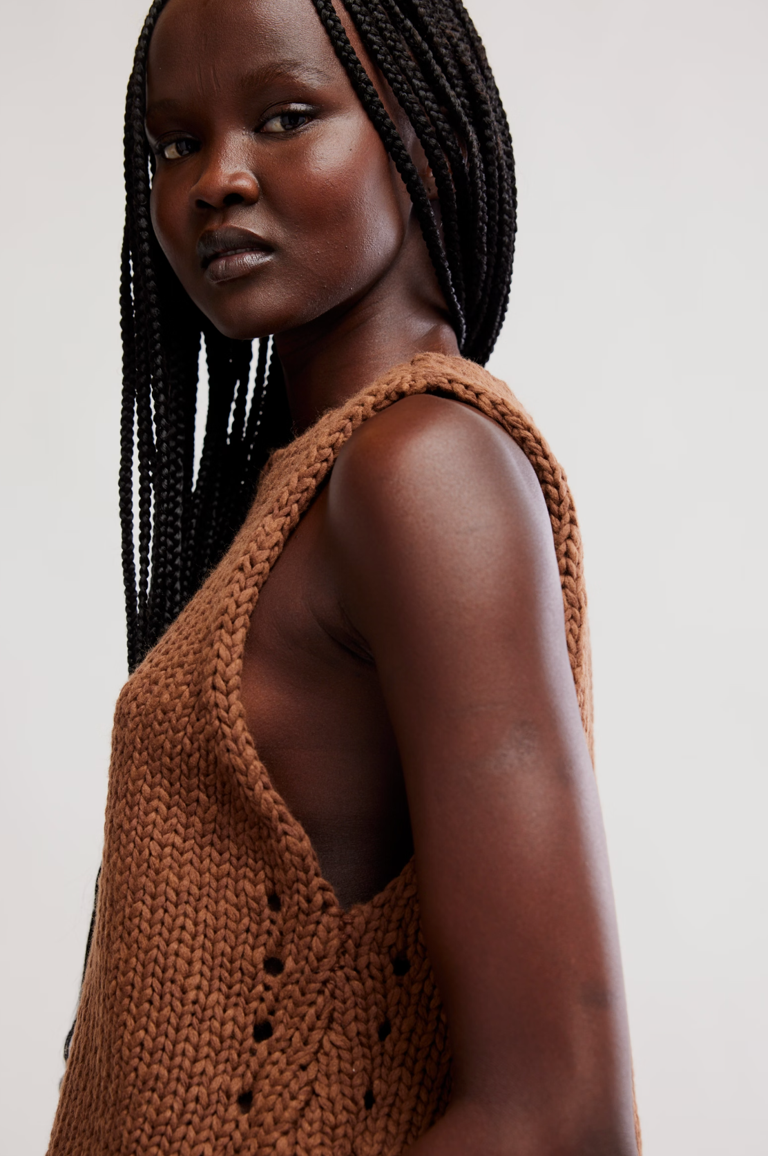 Free People Opal Knit Tank Top - Emperador
