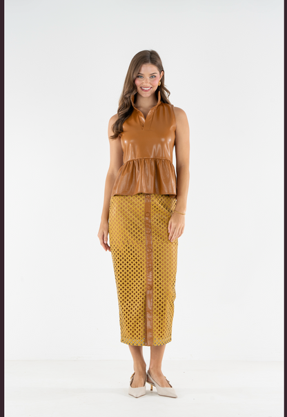 Nona Tank Top - Pecan