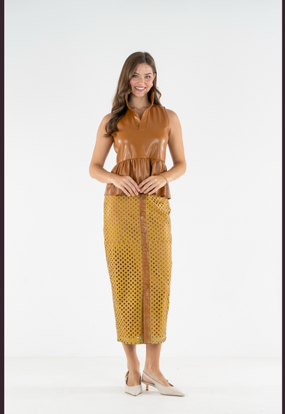 Nona Tank Top - Pecan
