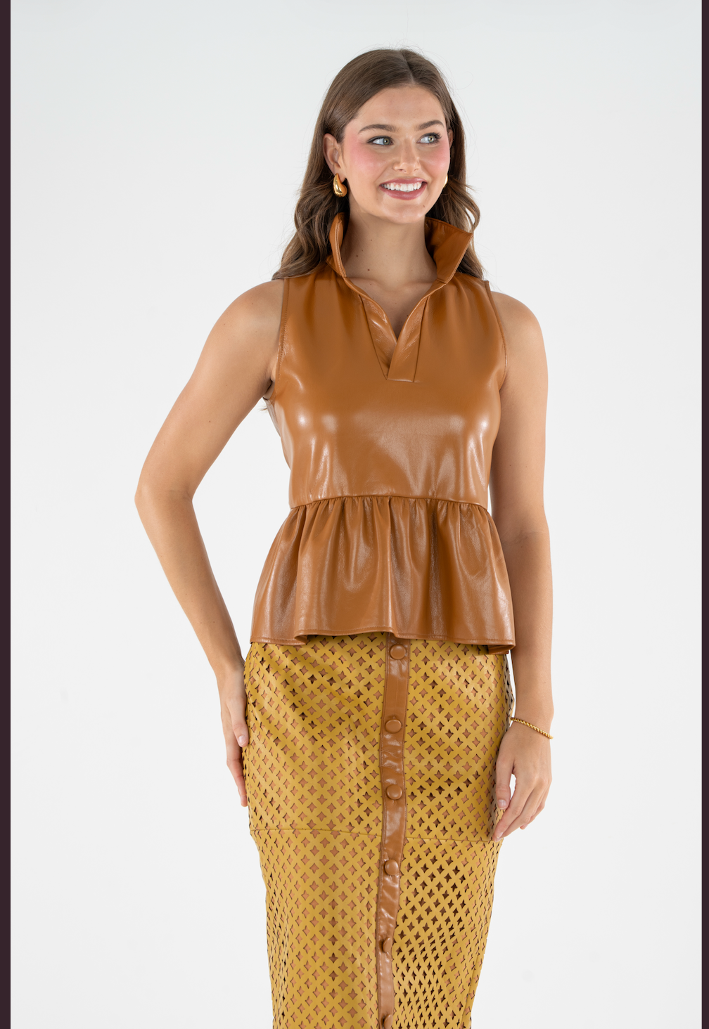 Nona Tank Top - Pecan