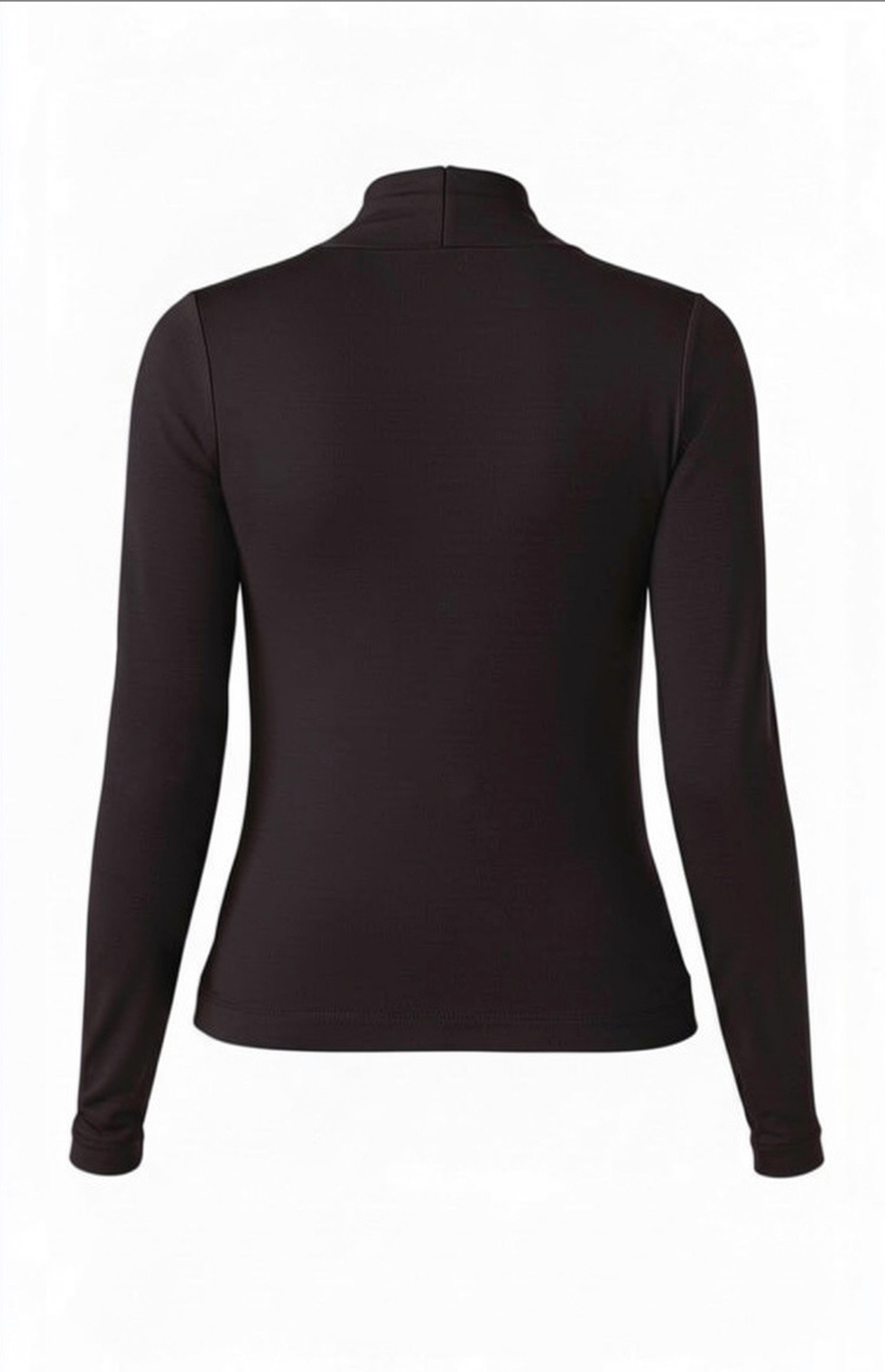 Long Sleeve Wrap Neck Knit Top - Java