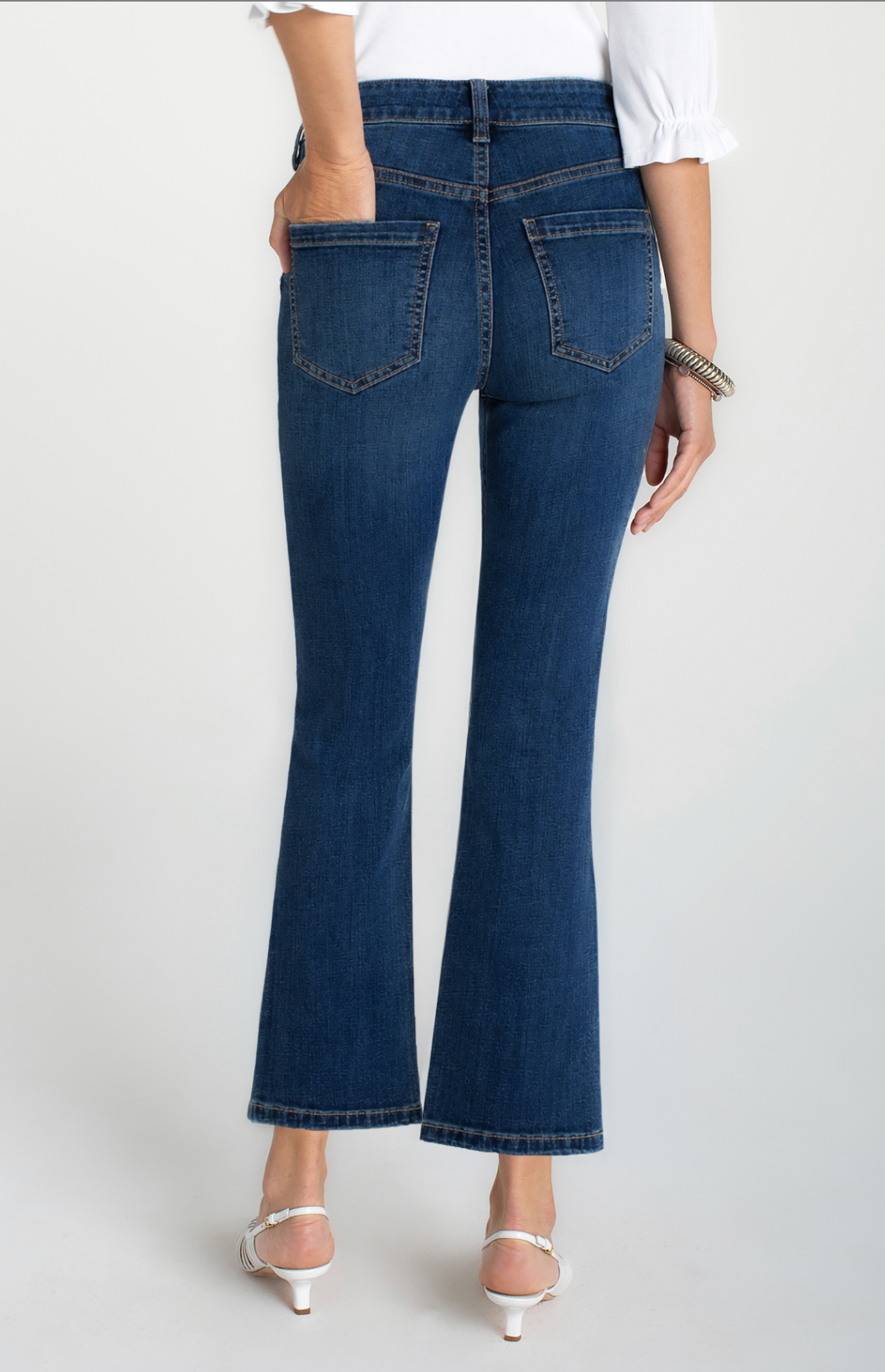 Hannah Crop Flare Pant - Sierra Drift