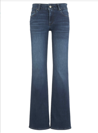 Natalie Mid Rise Flare Jean - Glamour