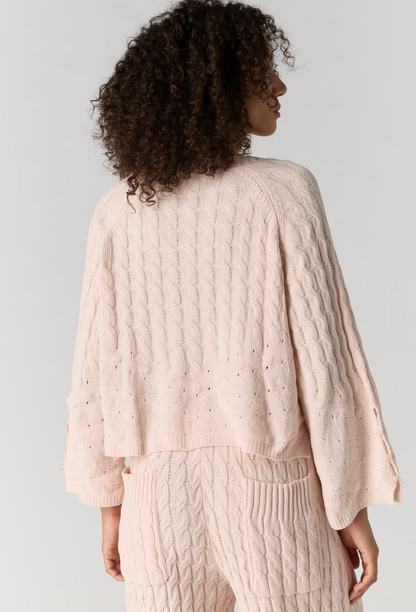 Free People Fireside Crush Pullover Top - Cream
