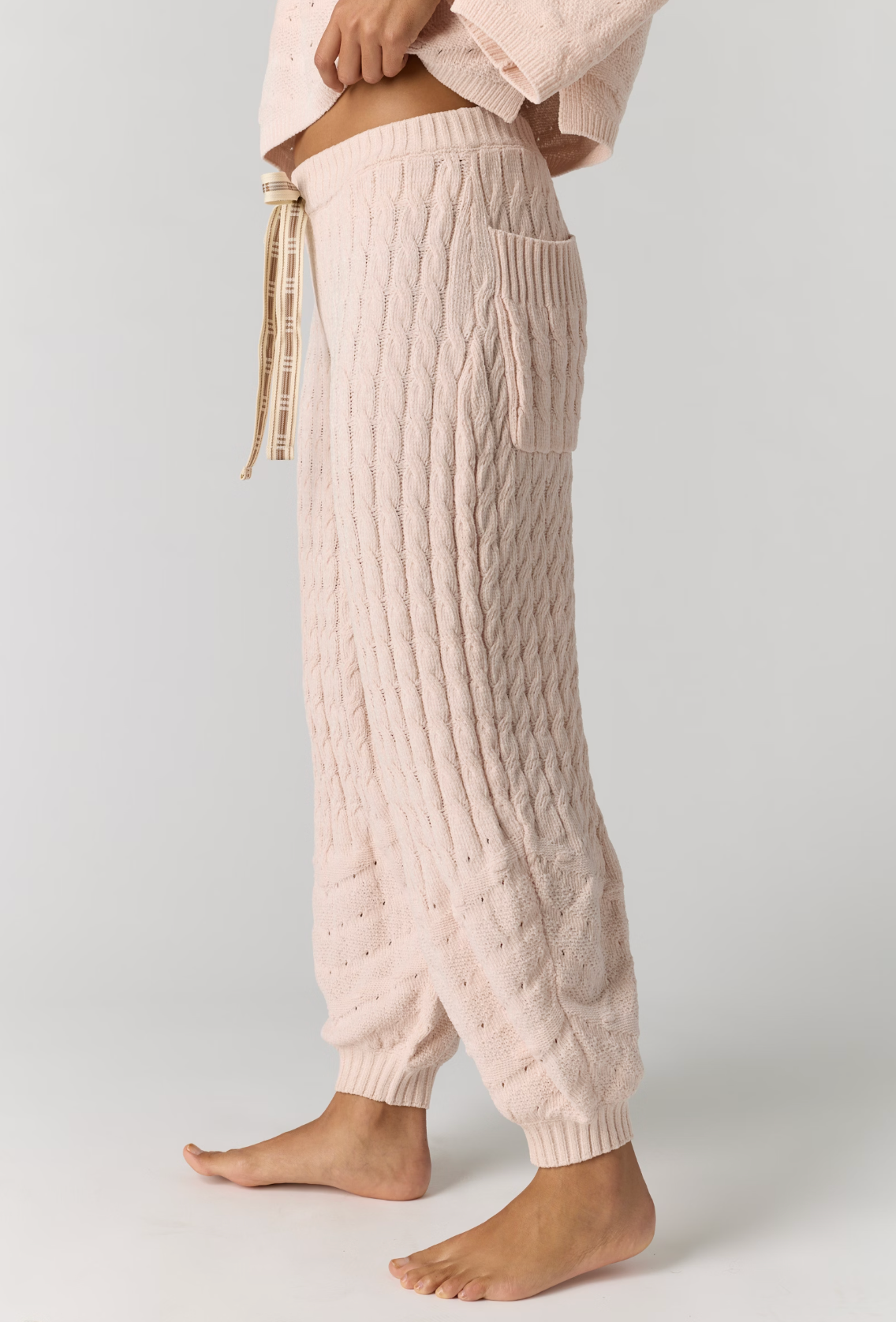 Free People Fireside Crush Jogger Pant - Cream