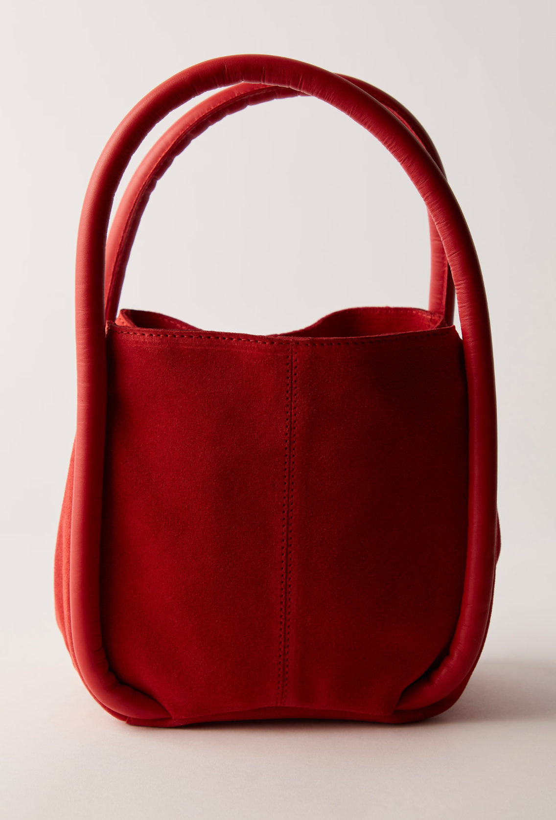 Free People Barlow Suede Bucket Bag - Goji