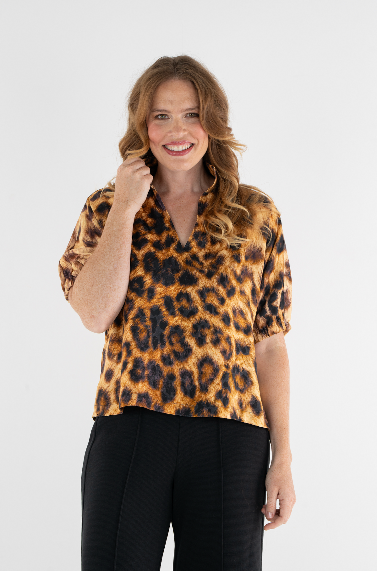 Poppy Top - Leopard