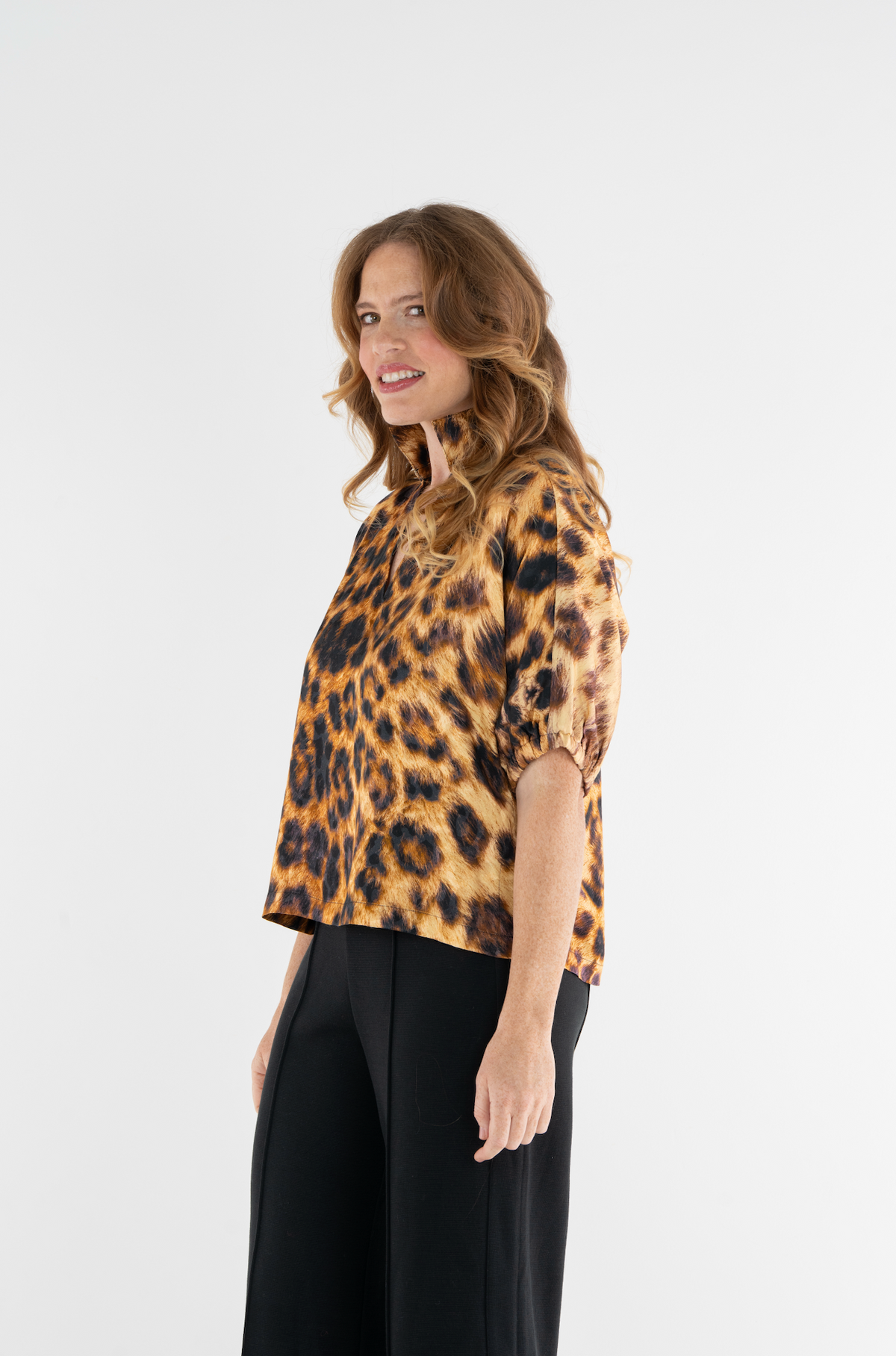 Poppy Top - Leopard