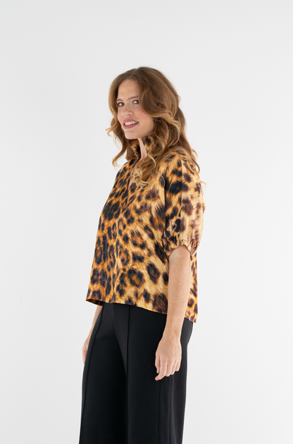 Poppy Top - Leopard