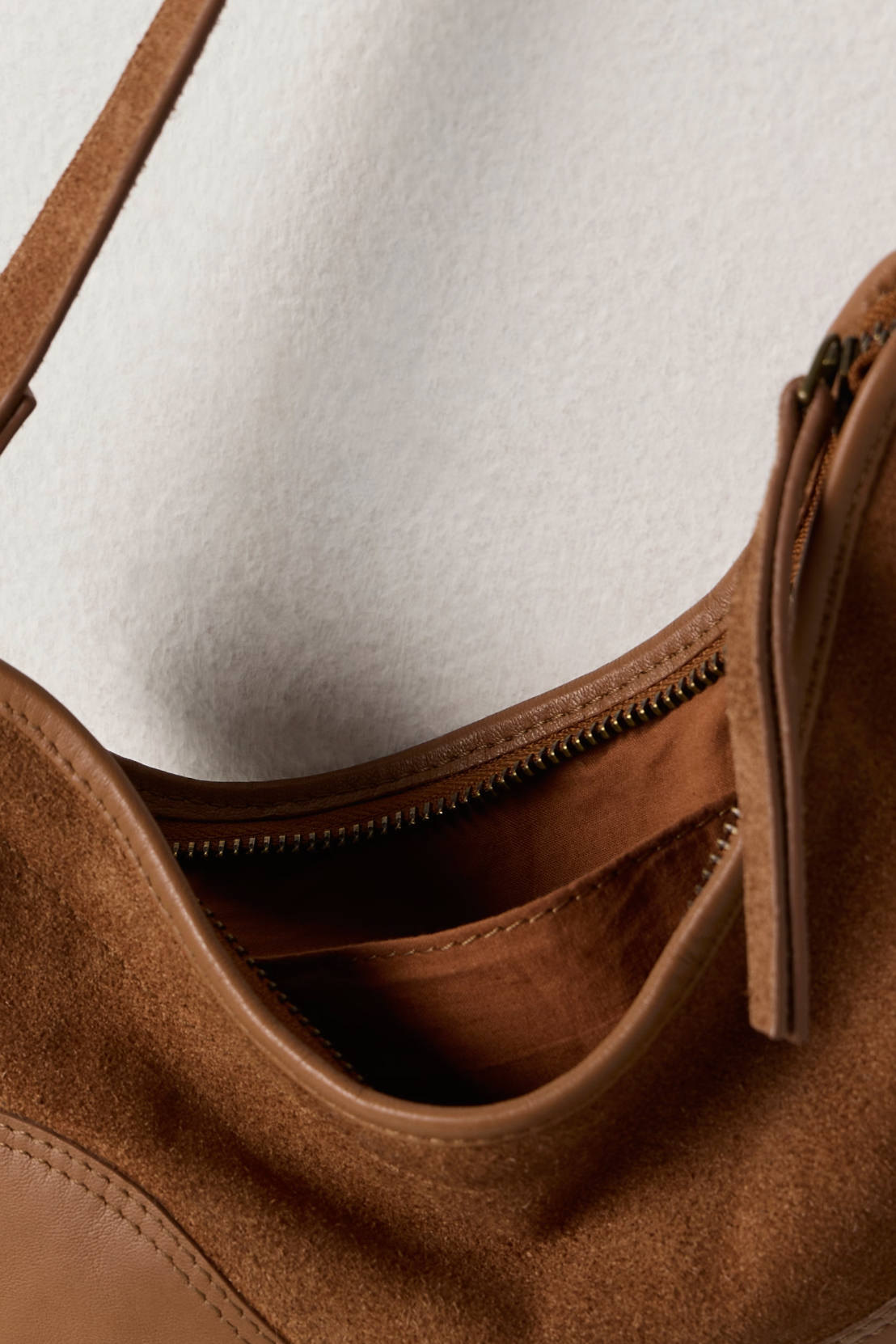 Free People Sindy Leather Shoulder Bag - Cognac