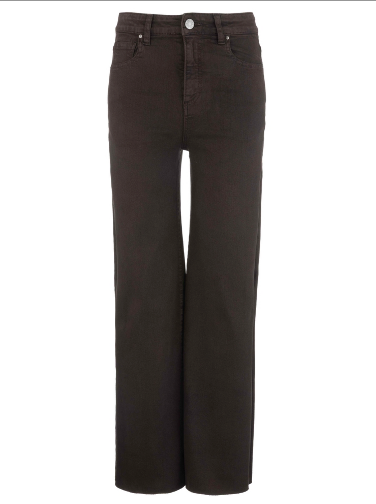Josie Super High Rise Column Straight Trouser - Brownie