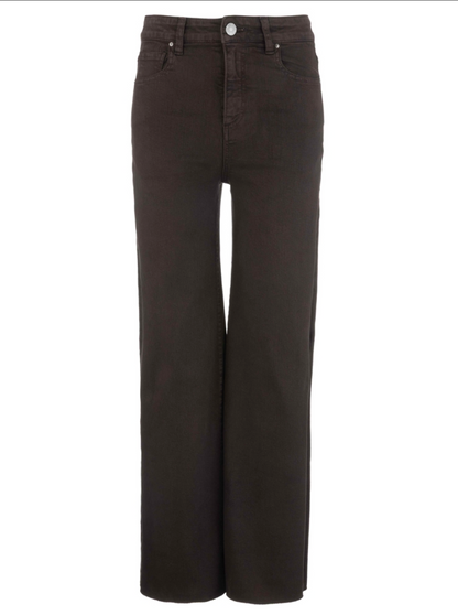 Josie Super High Rise Column Straight Trouser - Brownie