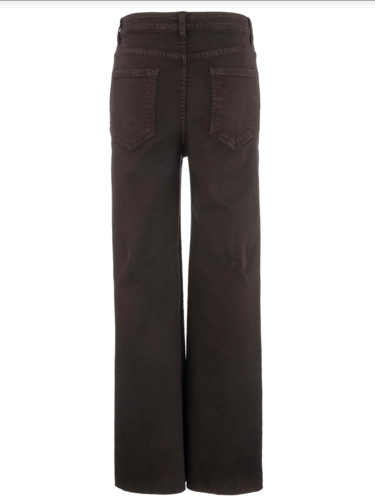 Josie Super High Rise Column Straight Trouser - Brownie