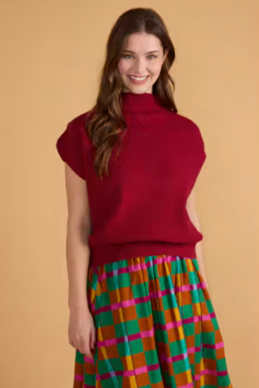 Sarah Sweater - Cranberry