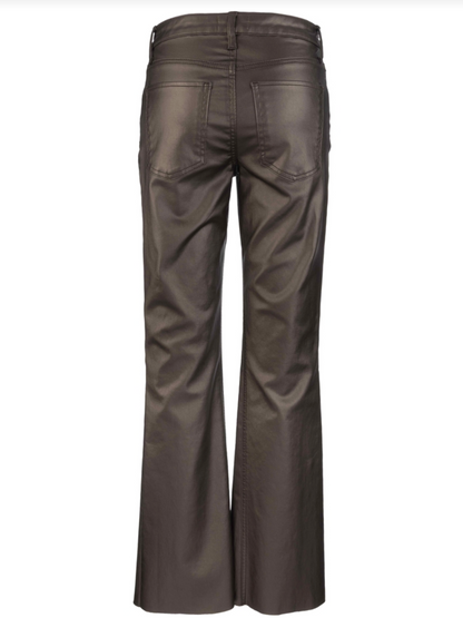 Kelly High Rise Kick Flare Jean - Pearl Brown