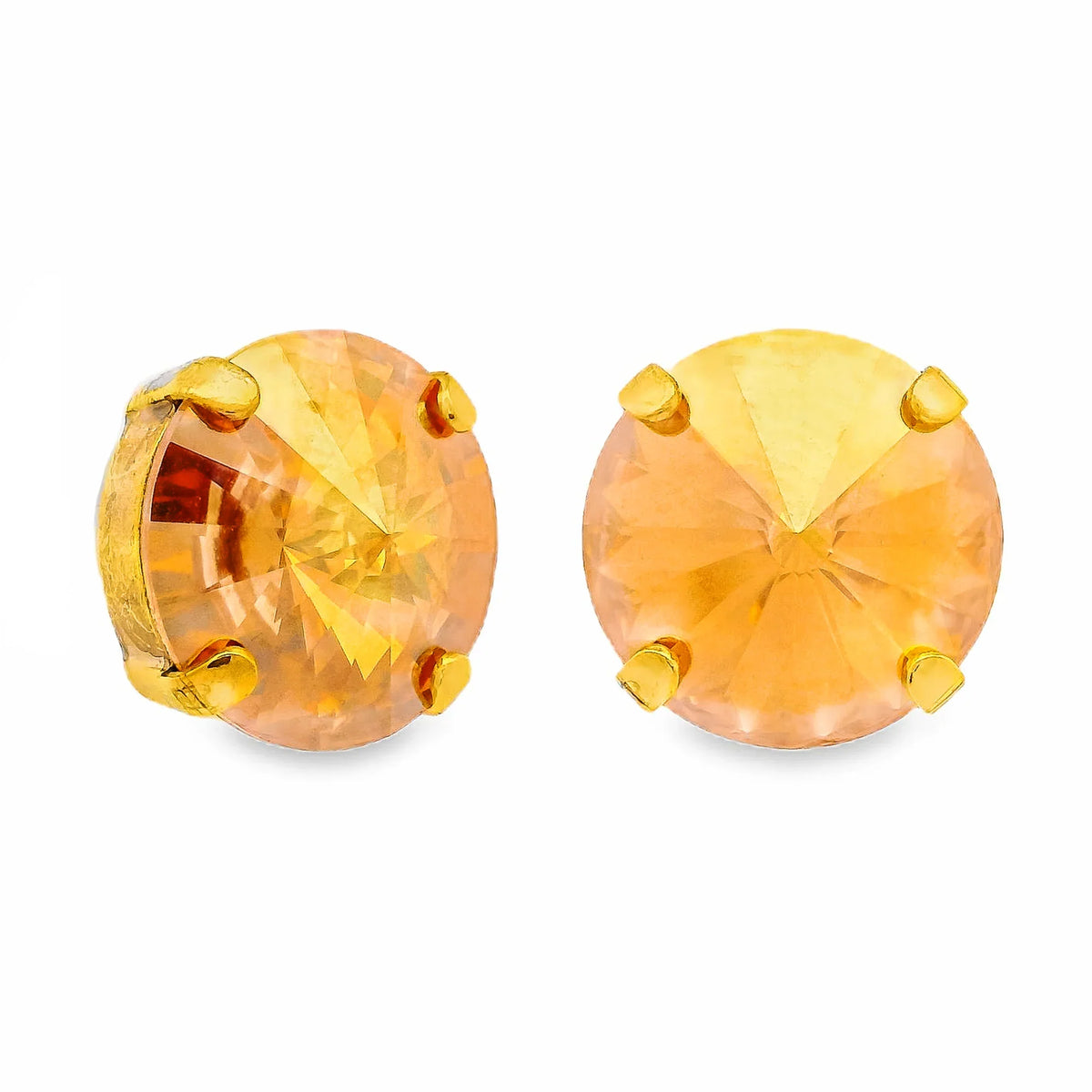 TOVA The Basics Studs Earring - Caramel