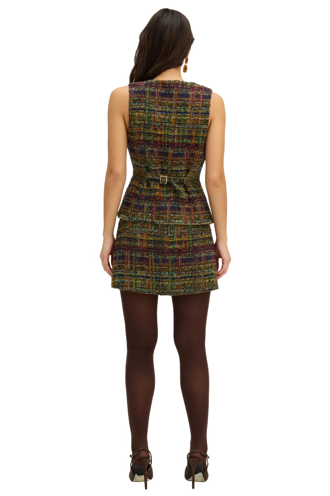 Rosie Skirt - Navy/Gold