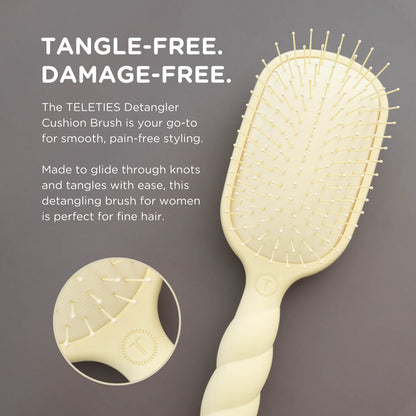 Detangler Hair Brush - Fine Hair - Tan