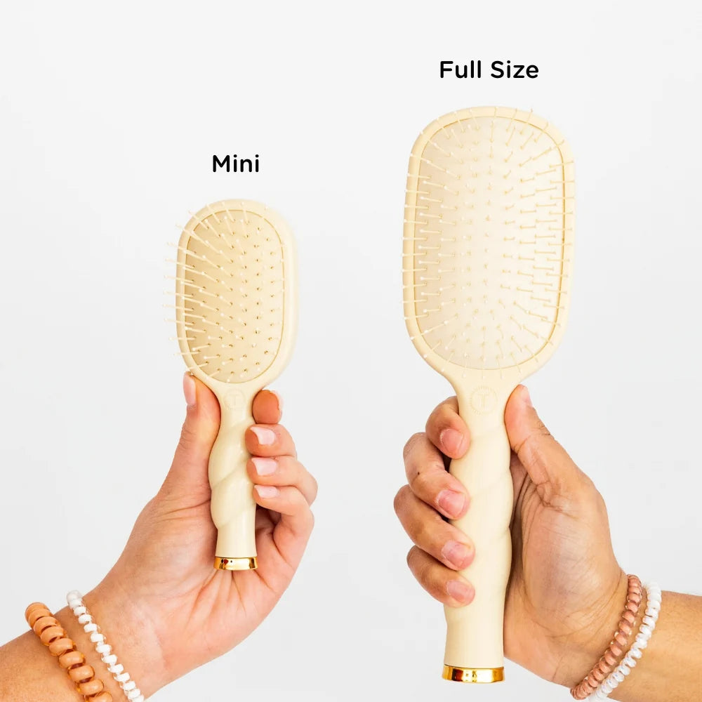 Mini Detangler Hair Brush - Medium Hair - Tan