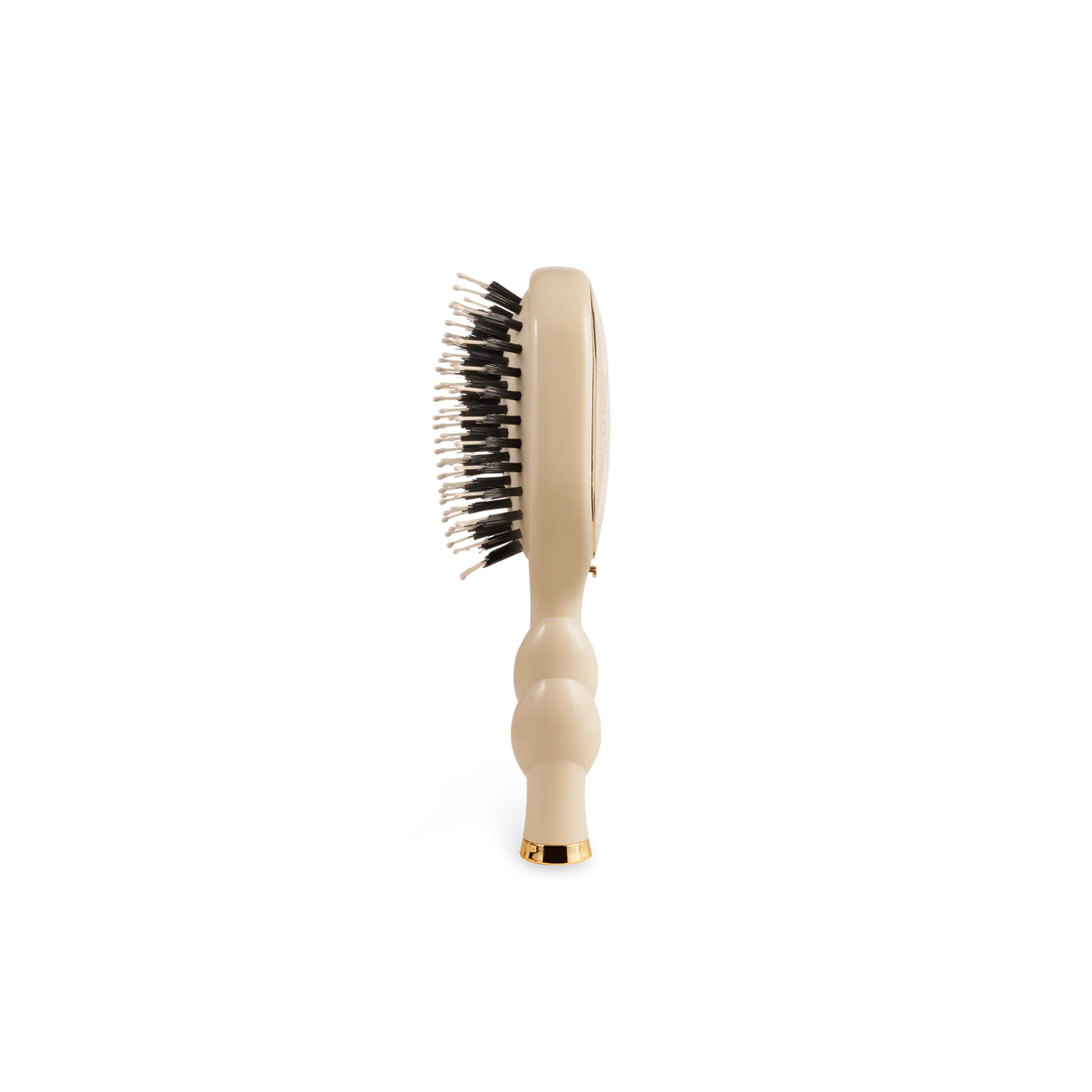 Mini Boar Bristle Hair Brush - Tan