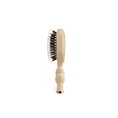 Mini Boar Bristle Hair Brush - Tan