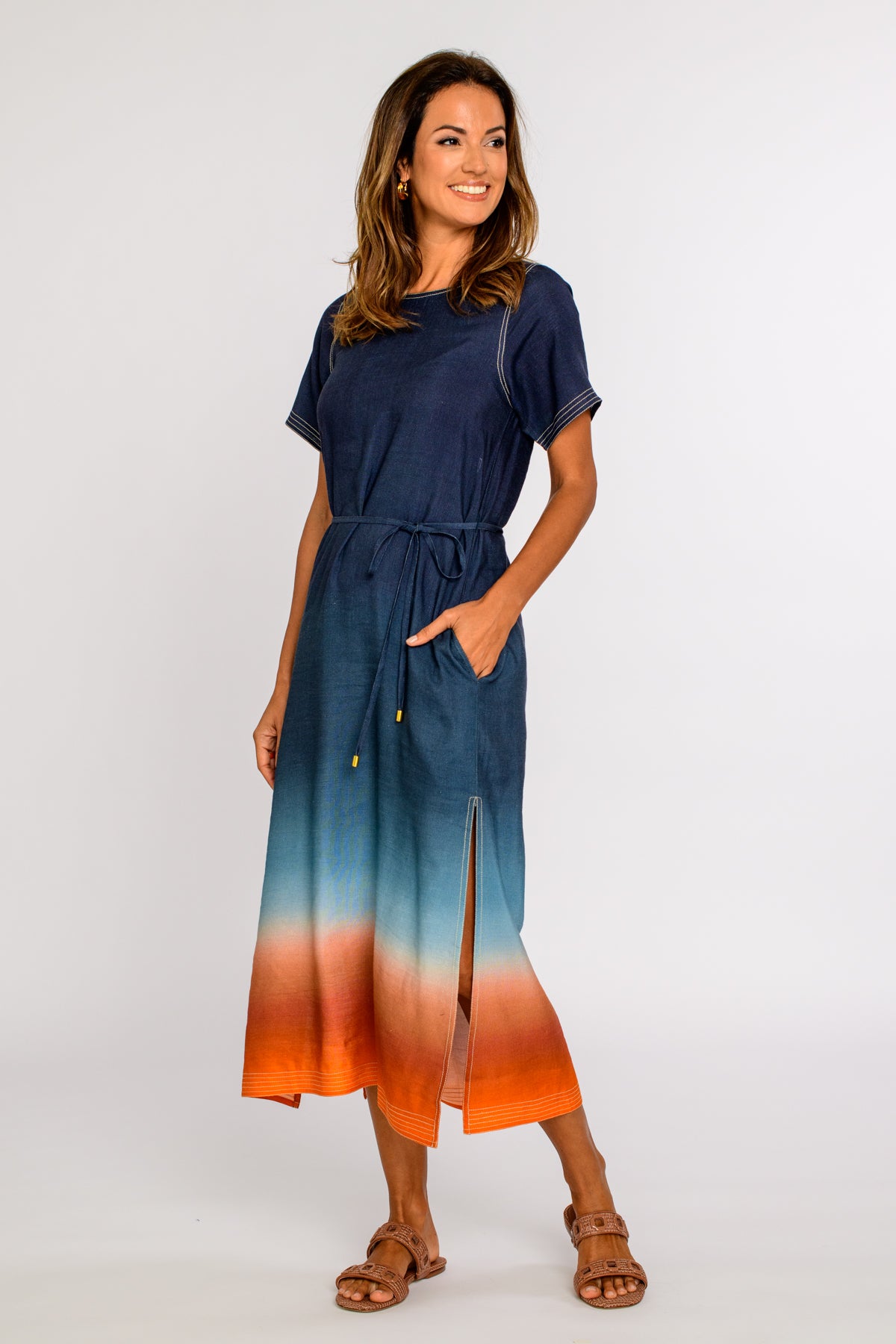 TESS MIDI DRESS