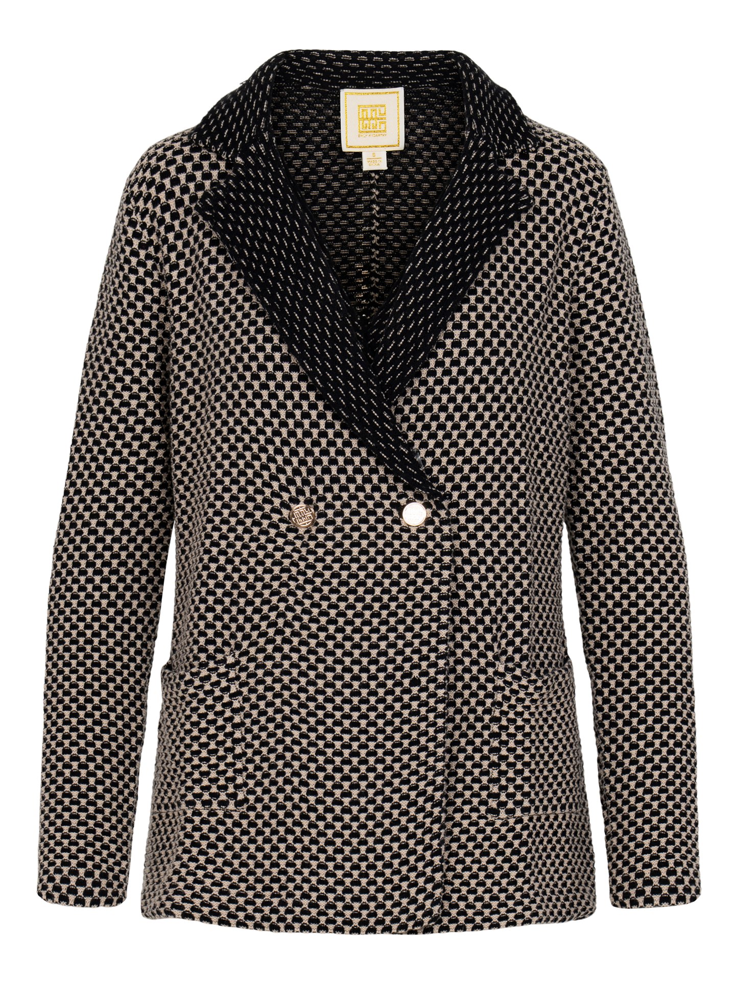 Sloane Sweater Blazer - Midnight Vanilla