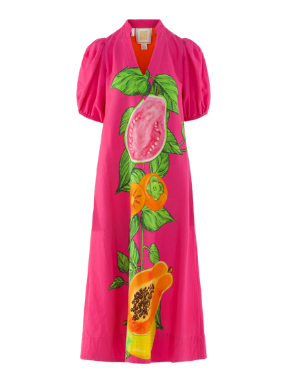 papaya shirt dress Florence Sleeveless Shirt Dress